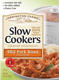 Orrington Farms Bbq Pork Roast Slow Cookers Mix 2.5 Oz (Pack of 12)
