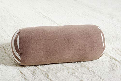 イケヒコ クッション フロア マイクロファイバー 無地 ブラウン 約20R×40cm 9293869