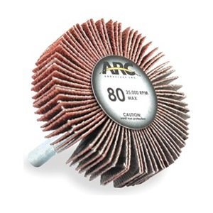 Flap Wheel, AO, 3/4x5/8x1/4 in Shank, 80G