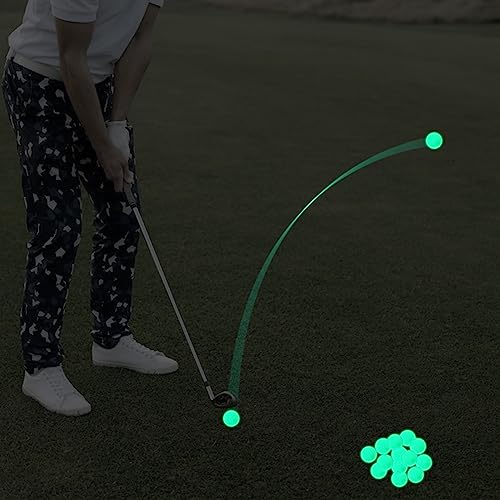 LLMSIX 3-Piece Glow Practice Golf Balls