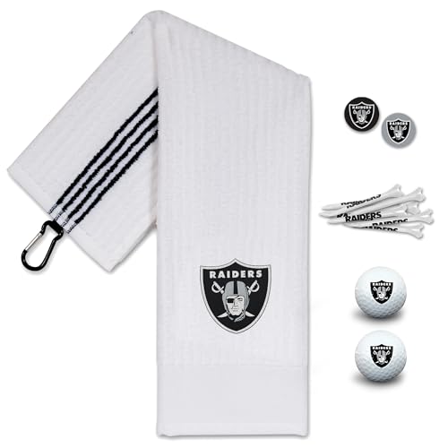 Team Effort WinCraft Las Vegas Raiders Golfing Gift Set