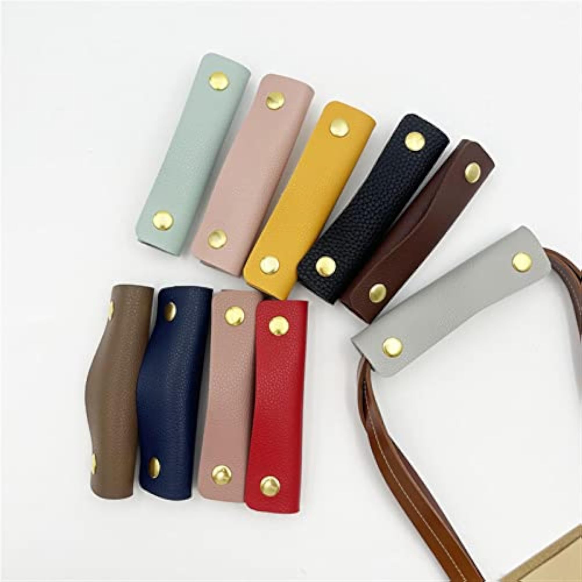 Handbag Grip Sleeve Cover for Wallets, Brown