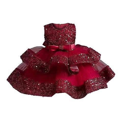 Miipat Toddler Girl Party Dress with Sequins Cover