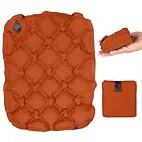 Aufblasbares Camping Sitzkissen Reisekissen Aufblasbar Ultraleicht Outdoor Sitzkissen Aufblasbares Sitzkissen Outdoor Faltbar Camping Kissen Tragbares Reisekissen für Strand,Wandern,Angeln,Bootfahren