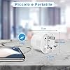 Towkom Adattatore Presa Inglese - 2 pezzi Adattatore Presa Inglese a Spina Italiana, Adattatore Spina Inglese 3250W con fusibile da 13A, Adattatore UK per Regno Unito, Irlanda, Dubai, Maldive (Tipo G)