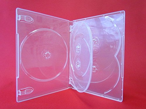 25 x 5 way trasparenti DVD case – Dorso 14 mm