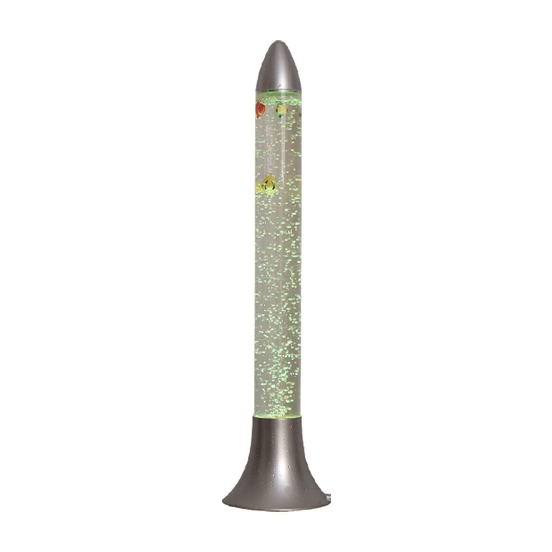 RV Mart 24 inch Aqua Bubble Lava Lamp Artificial Aquarium with Fish Rocket Lamp Shape Multi Color Changing Light for Home Decoration Bedroom Living Room (24 Inch)-image-26