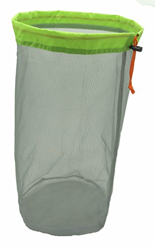 Stuff Sack Set Of 3 Lightweight Nylon Mesh Drawstring Storage Bag For Travelling Hiking #TOP3