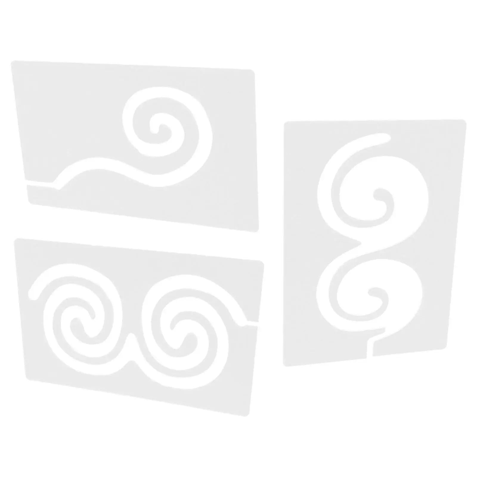 3 Plantillas for Acolchar En Forma De Remolino. | Reglas for colchas transparentes, guía de costura de retales, Compatible con industria