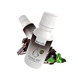 Flave Drops | Flavor Drop | Flavour Drops | VEGAN | ZUCKERFREI | KALORIENFREIE | Weight Watchers | Aroma Tropfen für Quark, Joghurt und zum backen| lean:life flavourlicious | 30ml (Schoko Minz)
