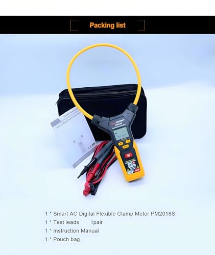 PM2019S PM2019A Medidor de Pinza Flexible Digital Multímetro Amperímetro Voltaje Resistencia Corriente Alterna PM2019S miniatura 6
