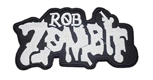 Generic Zombie Rob Music Logo 4.5 Inches Wide Embroidered Patch