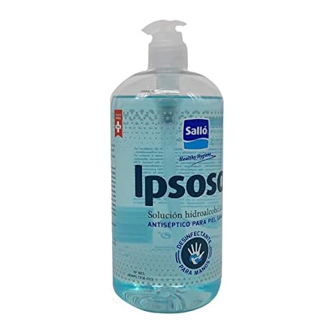 Desinfectante Ipsosol Plus 75% de alcohol con válvula dosificadora y eficacia viricida completa en 30 segundos Cover