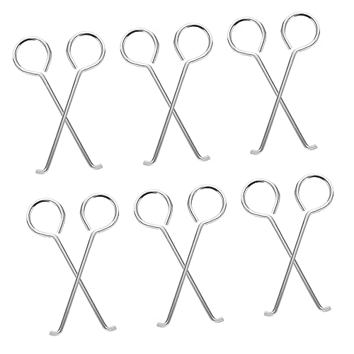 Unomor Multi-use Floor Drain Cover Lifter 50 Stainless Steel Hooks for Bathroom Drain Removal Cleaning