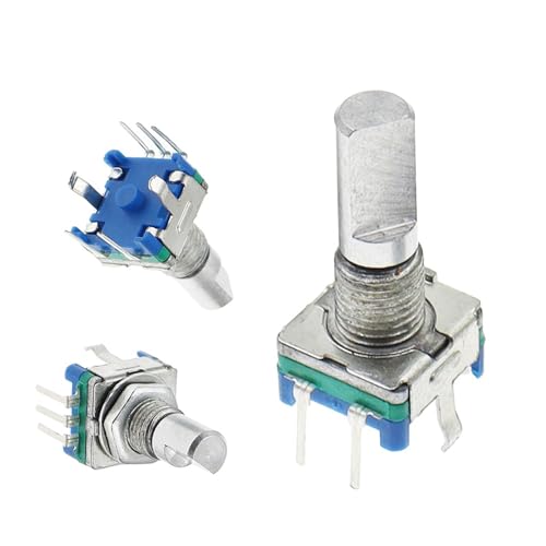 Codificador rotatorio 20 posiciones pulsador EC11 de mango largo 20mm para proyectos Arduino y DIY 5