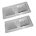 Produktbild 2 Stück Kiemenblech 230 * 115 mm Edelstahl A4 Lüftungsgitter
