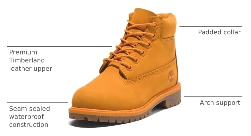Image of Timberland Kids 50th Edition Premium 6-Inch Waterproof Boot (Toddler)