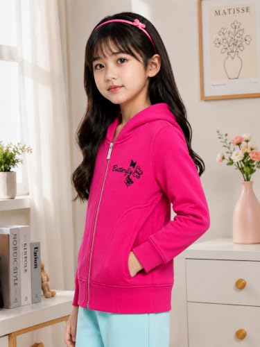 Image of ADBUCKS Girl's Cotton Hooded Sweatshirt