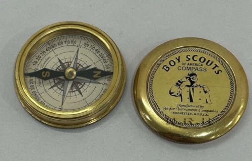 Brújula de Latón Nautical Replica Hub USN1892, ligera y portátil, 2 pulgadas miniatura 3