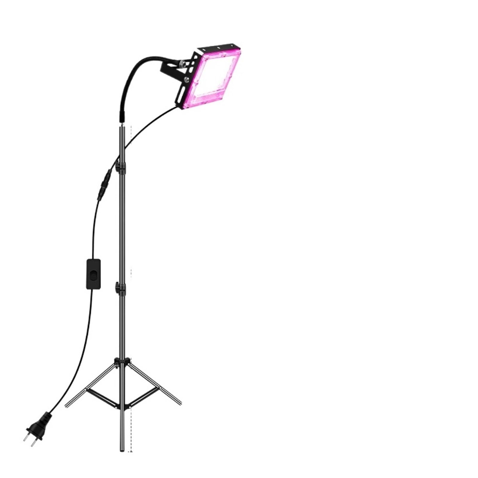 Lampa do Roślin, Full Spectrum LED Phytolamp rośliny doniczkowe rosną światła sadzonki kwiatowe namioty szklarniowe hydroponika Led uprawa oświetlenie wzrostu(25W-150CM Tripod)