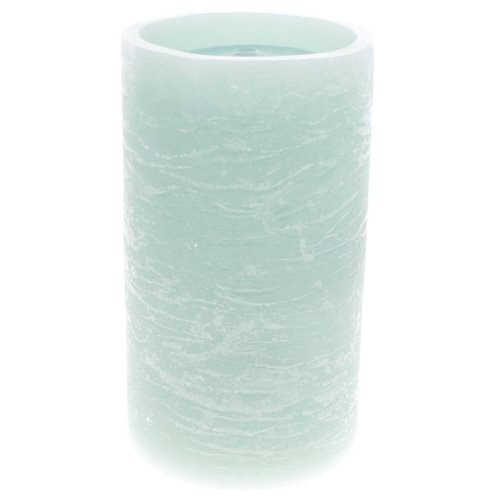 Bethlehem Lights 10086 - 5" X 8.5" Light Blue Edge Aquaflame? LED Wax Candle Fountain Light with Timer
