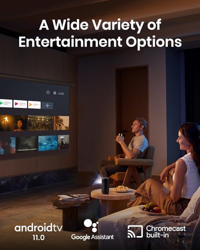 Nebula Anker Capsule 3 Laser 1080p, Smart, Wi-Fi, Mini Projector, Black, Portable Projector, Laser Projector, Autofocus, 120-Inch Picture, Built-in Battery, 2.5 Hours of Playtime (Renewed) - Thumbnail 7