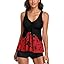 Black & Red Flowery Pattern Black & Red Flowery Pattern