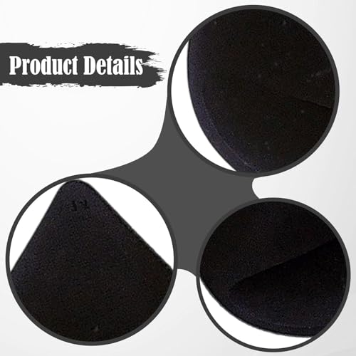 KiBcsLic 2 almohadillas reutilizables para, para ropa interior femenina, para uso casual, 15 X 14 X 2 Cm, Negro - imagen 3