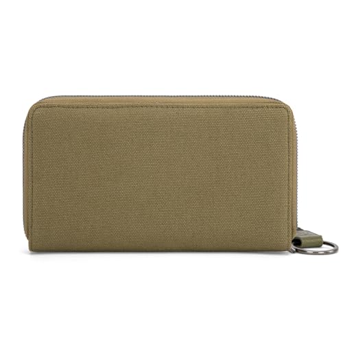 Image of Montana West X Wrangler Wristlet Wallets for Women Classic Retro Wallet Purse Bifold Credit Card Wallets for Women Oversized Logo Clutch Wristlet