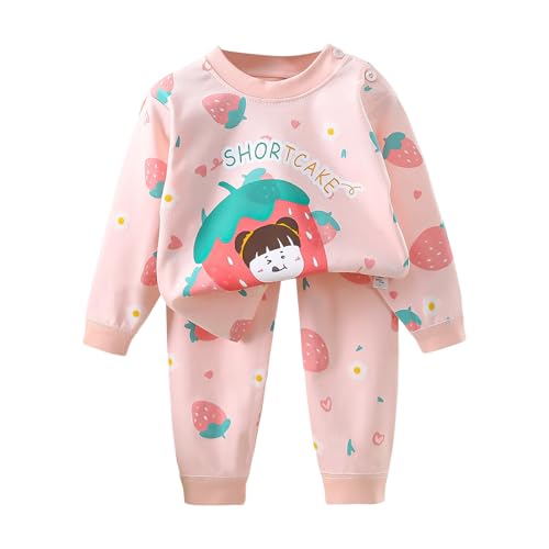 パジャマ キッズ 長袖 綿 かわいい おしゃれ ルームウェア 女の子 男の子 ベビー 上下セット 部屋着 動物柄 子供服 春秋 薄手 幼児 寝巻き 可愛い 秋服 長袖Tシャツ パンツセット 柔らかい 寝間着 誕生日 プレゼント 1-6歳