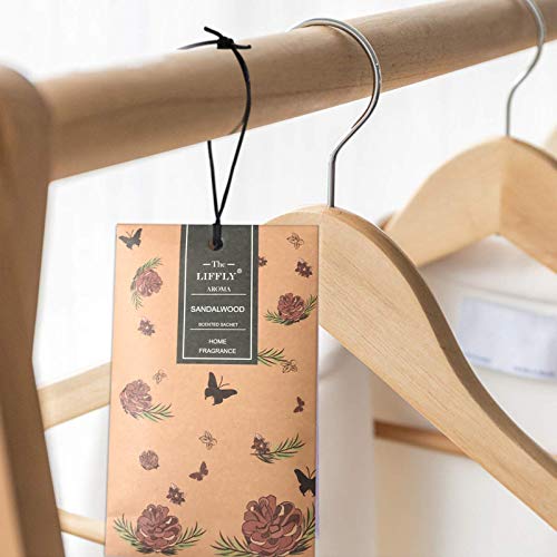 Liffly 14 Packs Scented Sachets For Drawers And Closets Lavender, Rose, Jasmine, Ocean, Vanilla, Sandalwood, 6 Scent (6 Different Scent) #TOP2
