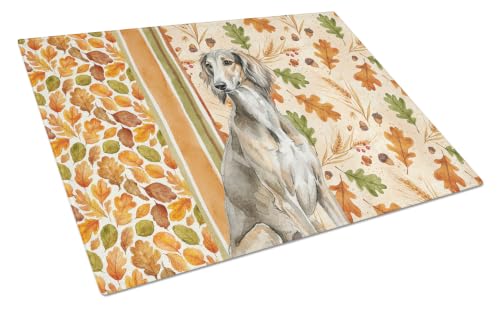 Caroline's Treasures Saluki Dogs Decorative Glass Cutting Board, Large