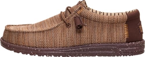 Image of HEYDUDE Men's Wally Stretch Sox Slip-On Loafer, Lightweight, Breathable, with Flex & Fold Outsole