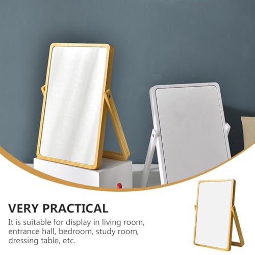 Miroir de maquillage haute définition portable avec support réglable