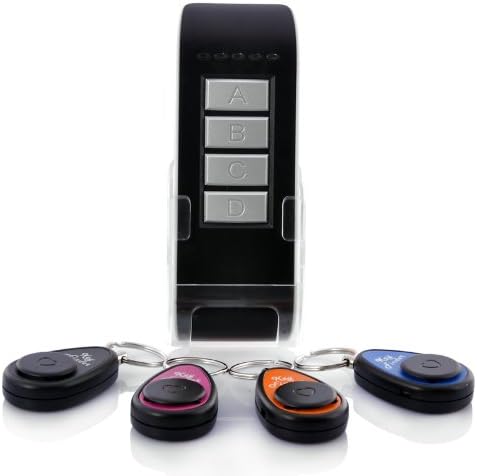 Key Finder Mp3 Wallet Phone Finder with 4 Receivers - Wireless Remote Control
