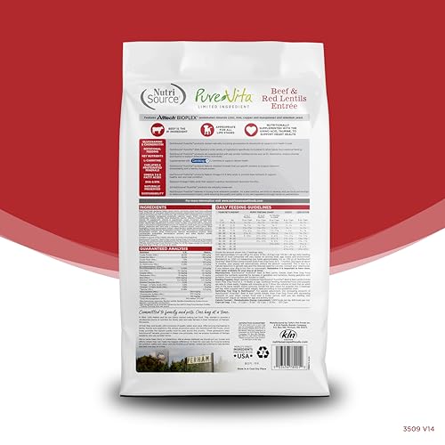 Purevita 131063 Nutri Source Pure Vita Grain Free Beef & Red Lentils thumb #2