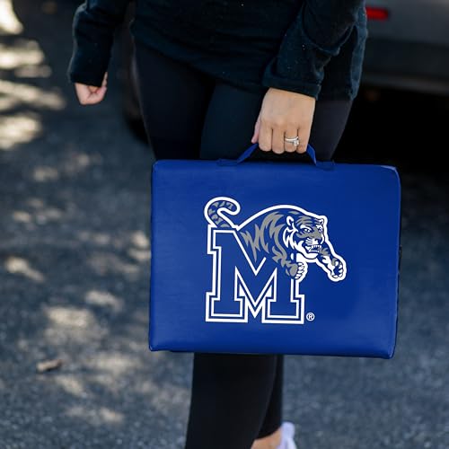 Logo Brands NCAA Memphis Tigers Unisex Adult Bleacher Stadium Cushion, One Size, Team Color