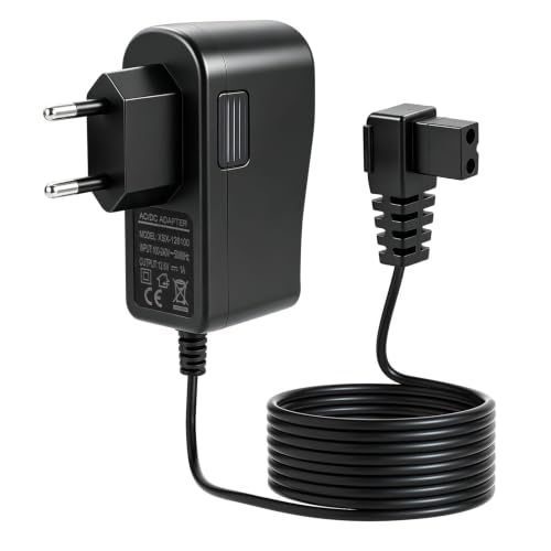 Wowfast Cargador de 12,6 V para Limpiador de Piscinas Steinbach Poolrunner Battery Basic 2.0 - Fuente de Alimentación con Corriente Constante y Luz Giratoria | Adaptador de Repuesto con Cable de 2 m