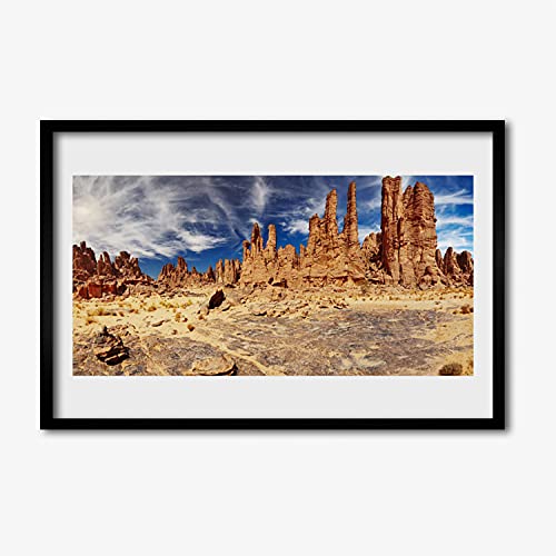 Affiche avec cadre murale 60x40 cm Tulup image photo paysage désert sable pour salon et cuisine