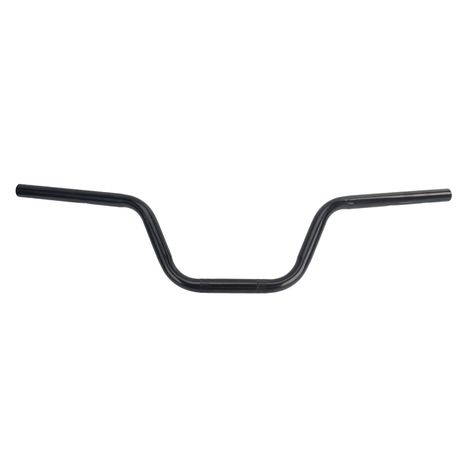 Manubrio per in Alluminio con Altezza 140 Mm E Parete Spessa 2 Mm per Durata E Affidabilità Adatto per Personalizzazione E Uso Quotidiano su Strade Asfaltate, Nero