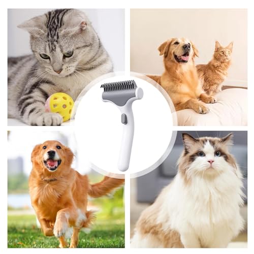 Peine desenredante para todas las mascotas cepillado en casa sin tirones 4