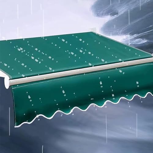 Toldo retráctil para patio impermeable protección UV lona de repuesto ELzEy 5m 4