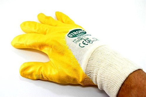 Preisvergleich Produktbild Nitrilhandschuhe gelb XL / 10 144 Paar