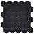 Thicker, Black Hexagon Tiles Peel and Stick Backsplash, WalDecoo Premium Self-Adhesive Tile for Kitchen Bathroom, 10 Sheets Stick on Tiles Kitchen Backsplash(12''×12'')