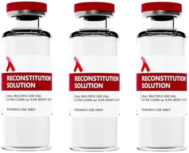 Reconstitution Solution - 3 Pack 30ml - Premium Glass Vials | Made in USA