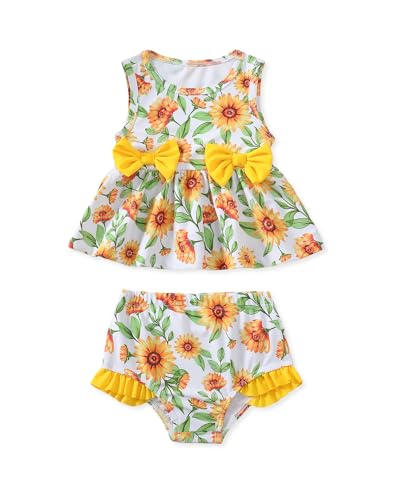 Image of Toddler Girl Swimsuit Baby Girl Bathing Suit Long Sleeve Floral Zipper One-Piece Rash Guard Swimsuit with Hat
