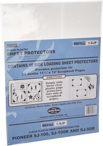 Pioneer Scrapbook Sheet Protectors, Pack of 10. image 4