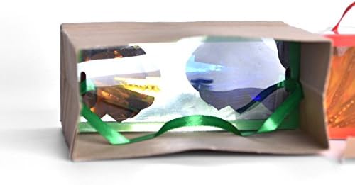 SUMAG Super Mini Delux Paper Bag Appearing Flower Box (13 x 6 x 6cm) Magic Tricks Stage Props Gimmick Comedy Mentalism Magic