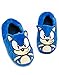Sonic The hérisson Pantoufles Enfants Peluche Visage brodé 3D Chaussures 33 EU