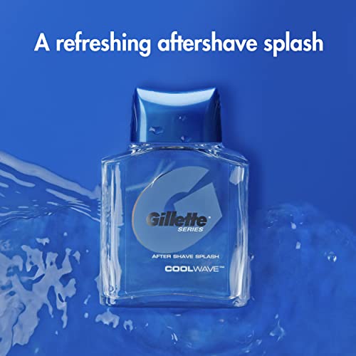 Gillette Series Cool Wave After Shave, Aftershave for Men, After Shave